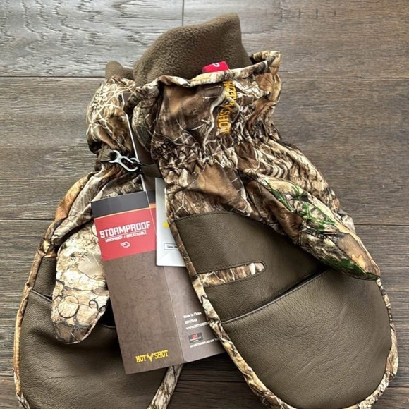 Realtree Edge Storm Proof,Rip Stop,wind/water resist,thinsulate,convert,pop top - Picture 2 of 13